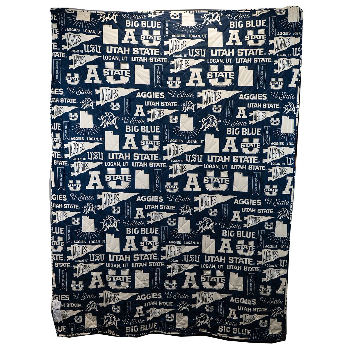 Utah State Quilted Reversible Blanket